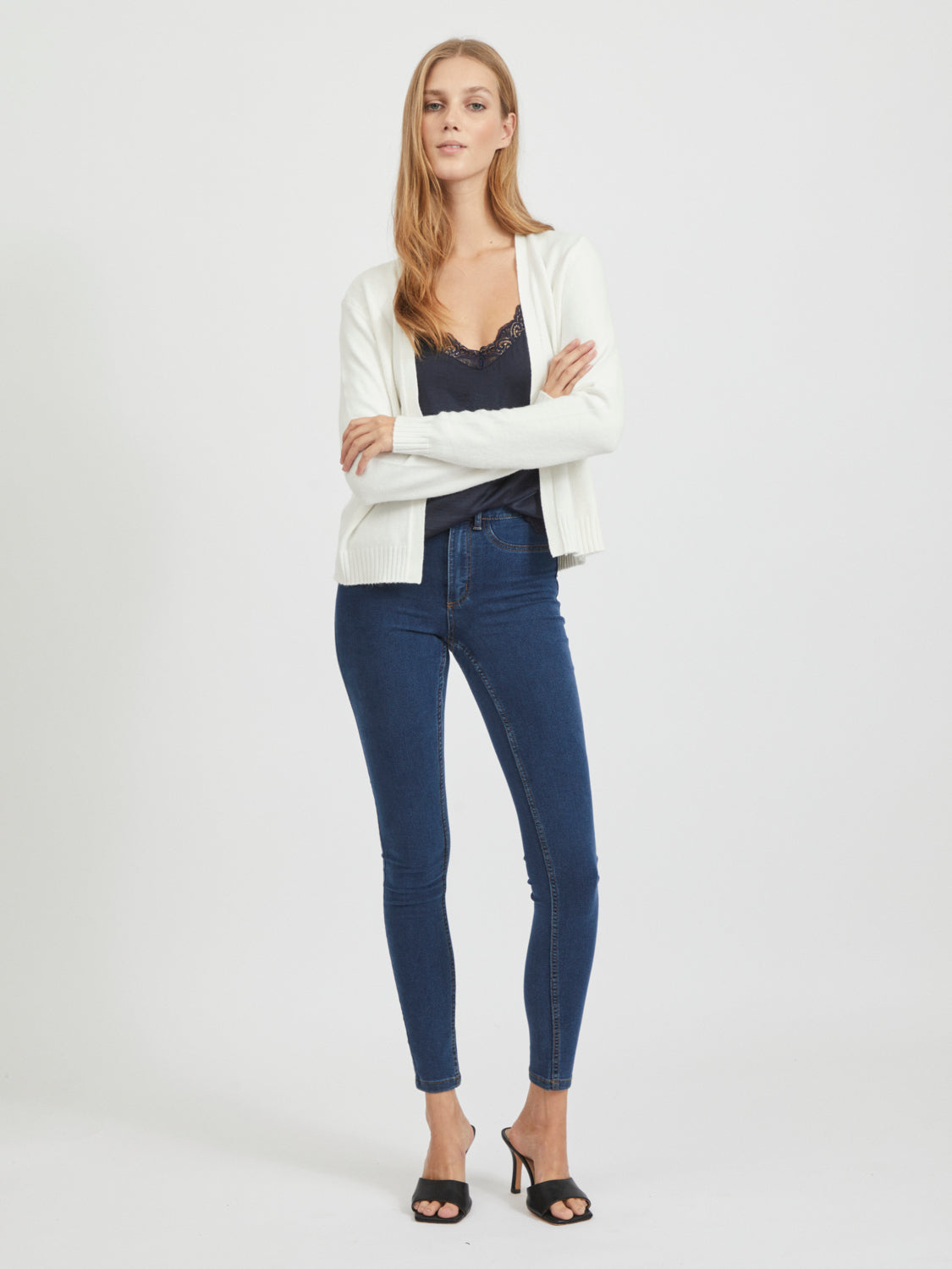 VIRIL Cardigan - White Alyssum